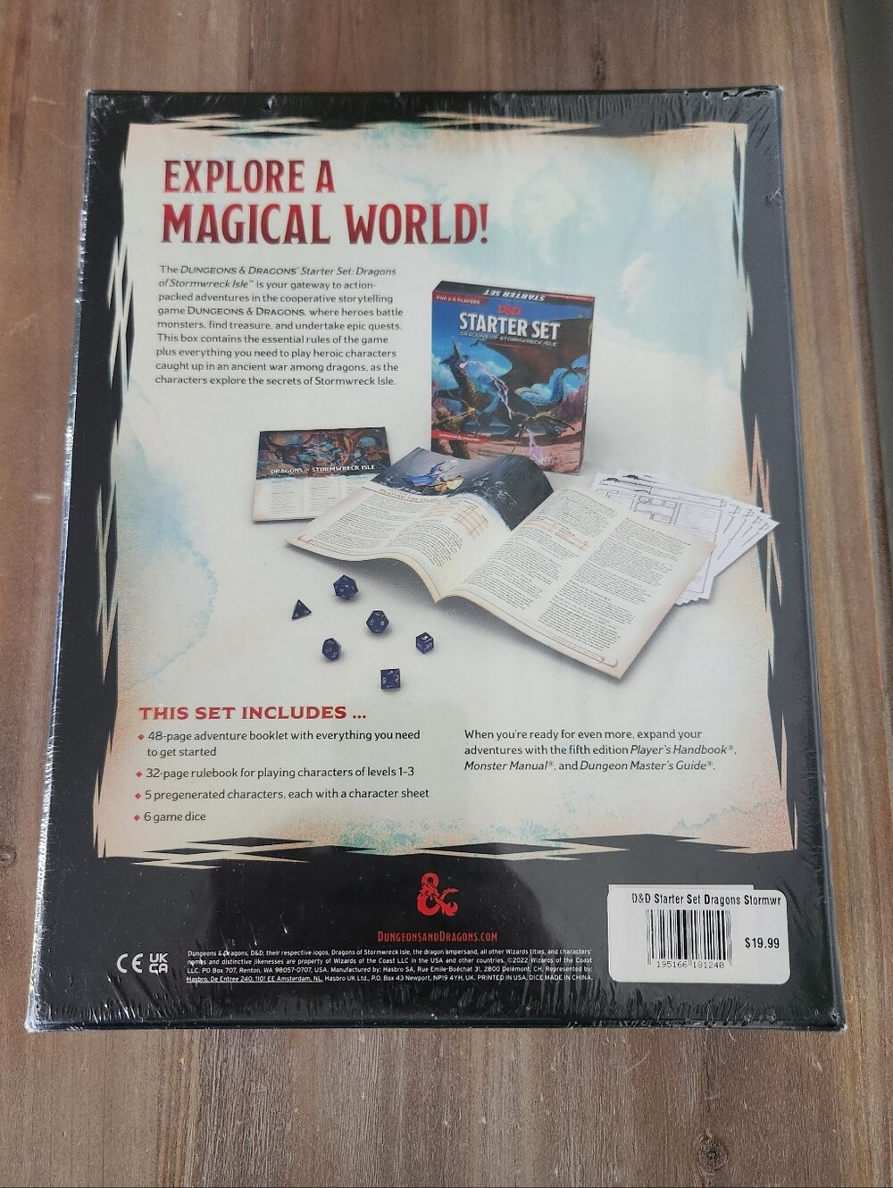 Dungeons & Dragons Starter Set Dragons of Stormwreck Isle Sealed New Game - Picture 2 of 6